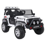 Elektrické autíčko Jeep BEAST 4x4 - MP3 - biele